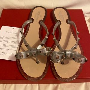 Valentino bow slippers